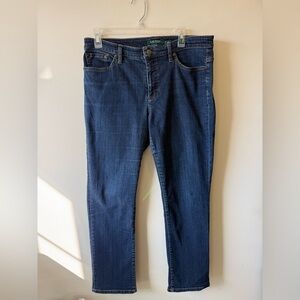 Ralph Lauren Women's Straight Leg Jeans - Dark Blue